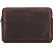 NorthLife - Laptop 13 inch - Lederen sleeve - Coffee