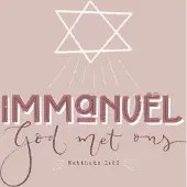 MajesticAlly Kerstkaart Marjolein 'Immanuel' ' 12 stuks met envelop