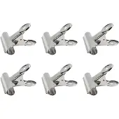 Creativ Company Metaal Bulldog Clip Breedte 7.5 cm Zilver 6 stuks per Verpakking