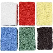 Creativ Company Soft foam clay standaard kleuren, 6x10gr.