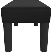 vidaXL Bankje 100x30x30 cm kunstleer zwart