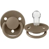 BIBS De Lux Dark Oak Silicone Fopspeen 1010243C