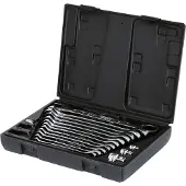 Ks Tools 503.4266 Ring-steeksleutelset 16-delig Sleutelbreedte (metrisch) 19 mm