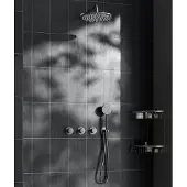Saniclear Plus inbouw regendouche met 30cm hoofddouche en muurarm RVS