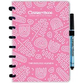 Correctbook Endless Agenda A5, uitwisbaar / herbruikbaar, Blossom Pink (roze)