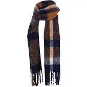 Sarlini Winter Sjaal Dames Sjaal BlauwCamel