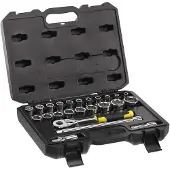 Stanley handgereedschap Dopsleutelset 24 delig 1/2 duims in koffer | STMT82830-1