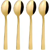 Aida Raw dessertlepel 4-pack Goud