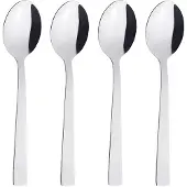 Aida Raw dessertlepel 4-pack Roestvrij staal