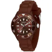 Bigbuy MADISON L4167-19 Horloge. Quartz uurwerk, kleur CHOCOLADE. Unisex.