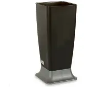 Stefanplast Parapluhouder antraciet/zilver van kunststof 55 cm - Paraplubakken