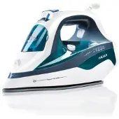 Haeger Vapour Pro 2700, Stoom- en droogstrijkfunctie, Keramische strijkzool, 2,2 meter, 75 gram/minuut, Blauw, Wit, 45 gram/minuut