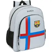 Safta Rugzak van F.C. Barcelona, grijs (32 x 38 x 12 cm)