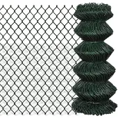 vidaXL Gaashek 0,8x15 m staal groen