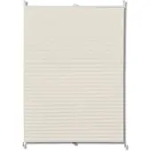 vidaXL Plissé rolgordijn 90x125cm creme online kopen