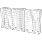 vidaXL Gabionenmand, staal, 200x30x100 cm