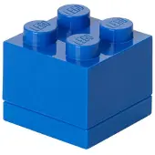 LEGO Opbergbox Lego Mini Brick 4 Blauw