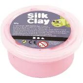 Silk Clay modelleerklei, roze, 40 gram