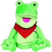 Goki Handpop - Kikker Frilo - 30Cm - 1 Jaar