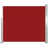 vidaXL Windscherm uittrekbaar 117x314 cm rood