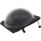 vidaXL Zonne-energie zwembadverwarmer, 2 stuks, 75x75x36 cm, HDPE, aluminium