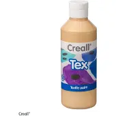 Creall Tex - Textiel- & Stoffenverf - Goud - 250ml - Machine wasbaar na fixatie - Voor T-shirts, jeans, schoenen, stoffen tassen, meubels en auto-interieurs/hemelbekleding - Gemaakt in NL - Glutenvrij