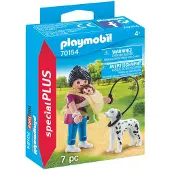Playmobil 70154 Special Plus Mama met Baby en Hond, Creatief Rollenspel, Geschikt voor Kinderen 4+