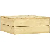 vidaXL Tuintafel 75x75x31 cm geïmpregneerd grenenhout