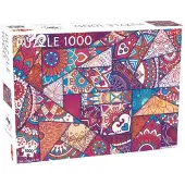 Tactic Puzzel Lovers' Special: Patchwork Patterns - 1000 stukjes