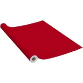 vidaXL Meubelfolie zelfklevend 500x90 cm PVC rood