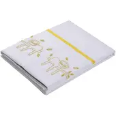 Briljant Baby Laken Jungle Dusk Katoen - Yellow 100x150cm