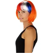 Folat pruik Holland polyester oranje one-size