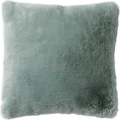 Dutch decor - ZAYA - Kussenhoes 45x45 cm - bontlook - effen kleur - Jadeite - lichtgroen