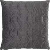 Dutch decor - JOAN - Sierkussen 45x45 cm - donkergrijs - antraciet