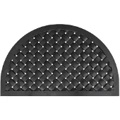 Ivol Rubber deurmat Weave halfrond - 56 x 91 cm