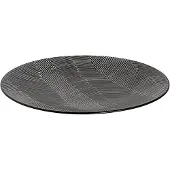Palmer Bord Leaf 27 cm Zwart Stoneware 1 stuk(s)