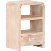 vidaXL Nachtkastje 40x30x60 cm massief acaciahout