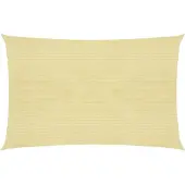 vidaXL Zonnezeil 160 g/m² 3,5x4,5 m HDPE beige