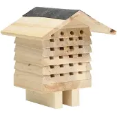 vidaXL Bijenhotel 22x20x20 cm vurenhout