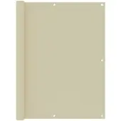 vidaXL Balkonscherm 120x500 cm oxford stof terracotta