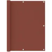 vidaXL Balkonscherm 120x400 cm oxford stof terracotta