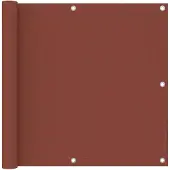vidaXL Balkonscherm 90x300 cm oxford stof terracotta