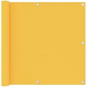 vidaXL Balkonscherm 90x600 cm oxford stof geel