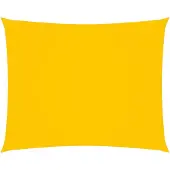 vidaXL Zonnescherm rechthoekig 3,5x4,5 m oxford stof geel