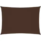 vidaXL Zonnescherm rechthoekig 3x4,5 m oxford stof bruin