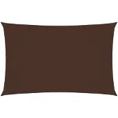 vidaXL Zonnescherm rechthoekig 2x5 m oxford stof bruin