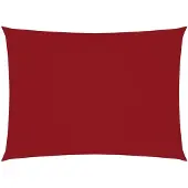 vidaXL Zonnescherm rechthoekig 3,5x5 m oxford stof rood