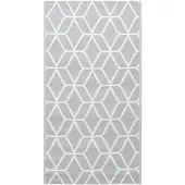 vidaXL Buitenkleed ARAKIL 160x230 cm PP grijs