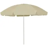 vidaXL Strandparasol 300 cm zandgeel