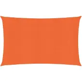 vidaXL Zonnezeil 160 g/m² 2,5x4,5 m HDPE oranje